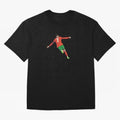 Cristiano Ronaldo Oversized T-Shirt Honor Champions and Dreams in FIFA World Cup 2026 for Fans of Messi and Brazil, Bringing Retro Football Energy, Iconic Rivalries, Trophy Chase Drama and Stadium Atmosphere; Made for Die Hard Supporters, Soccer