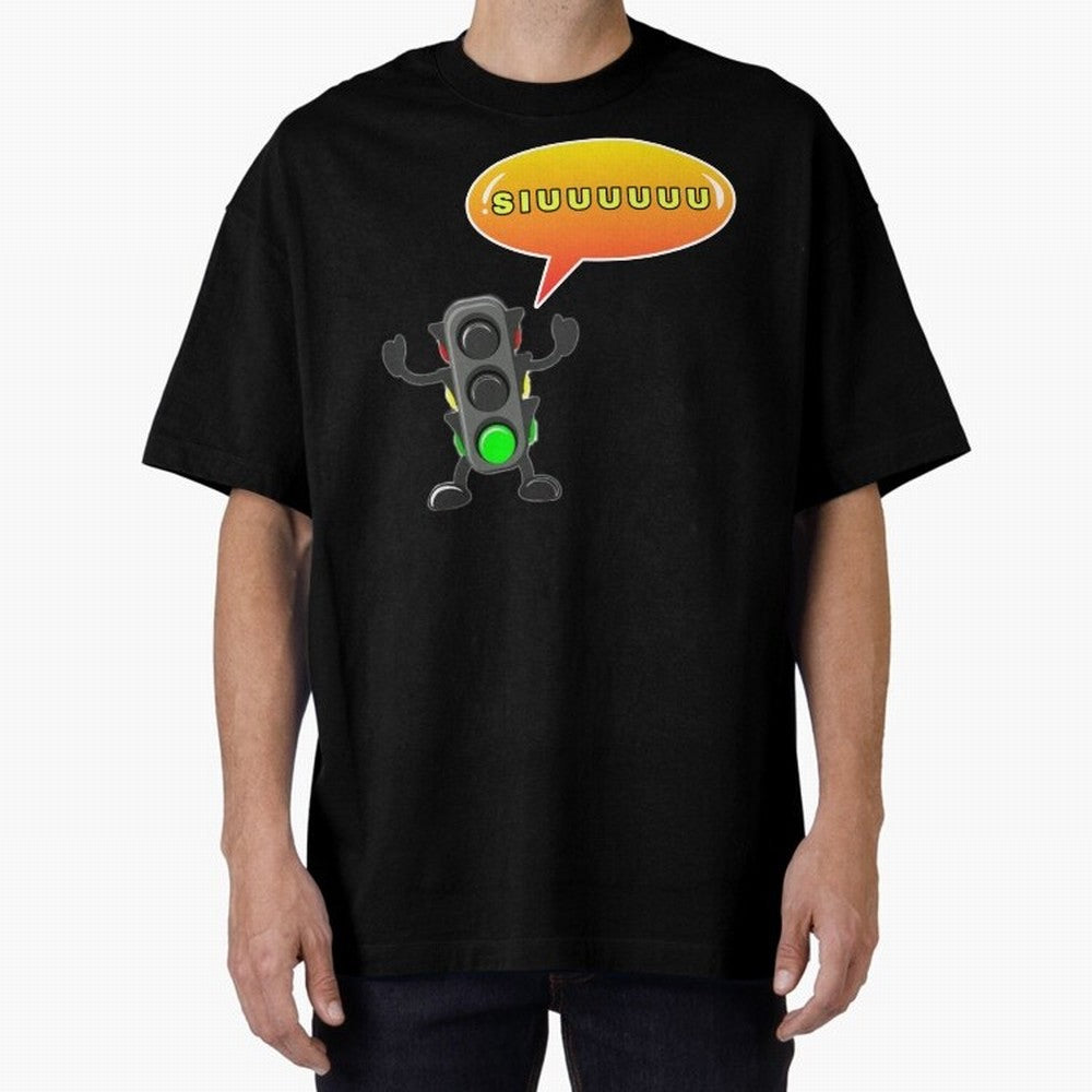 traffic light Siuuu Cristiano ronaldo goal Oversized T-Shirt Bring Champion Energy into Global Football Passion for FIFA World Cup 2026 Group Stage, Made for CR7 and Messi, France, Global Supporter Spirit, Legendary Goals, National Colors and