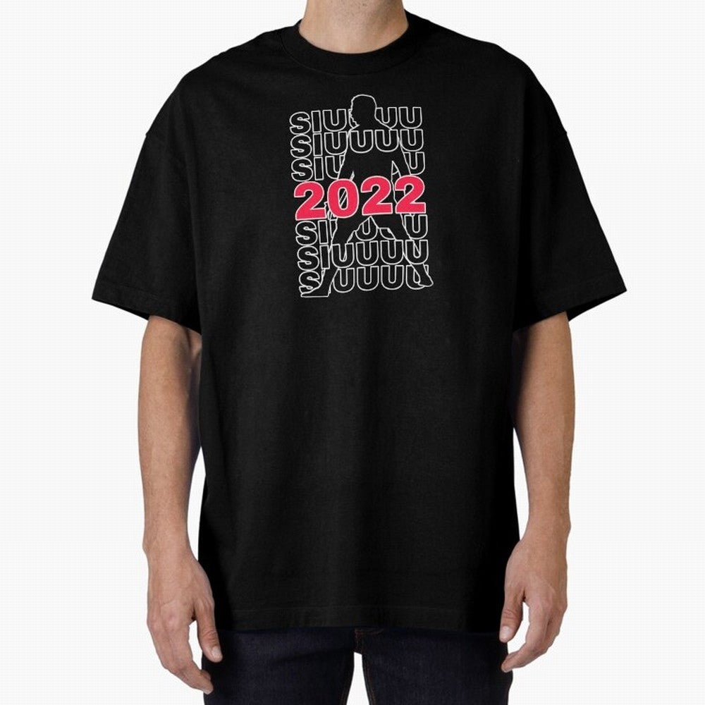 Siuuu 2022 Cristiano ronaldo goal Oversized T-Shirt Bring Legendary Rivalry Energy to FIFA World Cup 2026 Group Stage for Fans of Cristiano Ronaldo and Portugal, Spain and Germany, Bringing Match Day Excitement, Supporter Culture, Golden Goals and