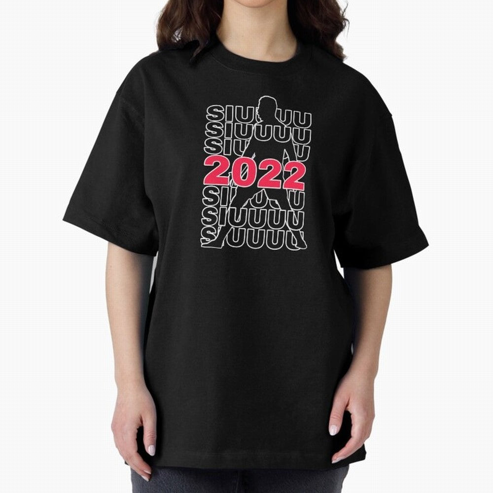 Siuuu 2022 Cristiano ronaldo goal Oversized T-Shirt Bring Legendary Rivalry Energy to FIFA World Cup 2026 Group Stage for Fans of Cristiano Ronaldo and Portugal, Spain and Germany, Bringing Match Day Excitement, Supporter Culture, Golden Goals and