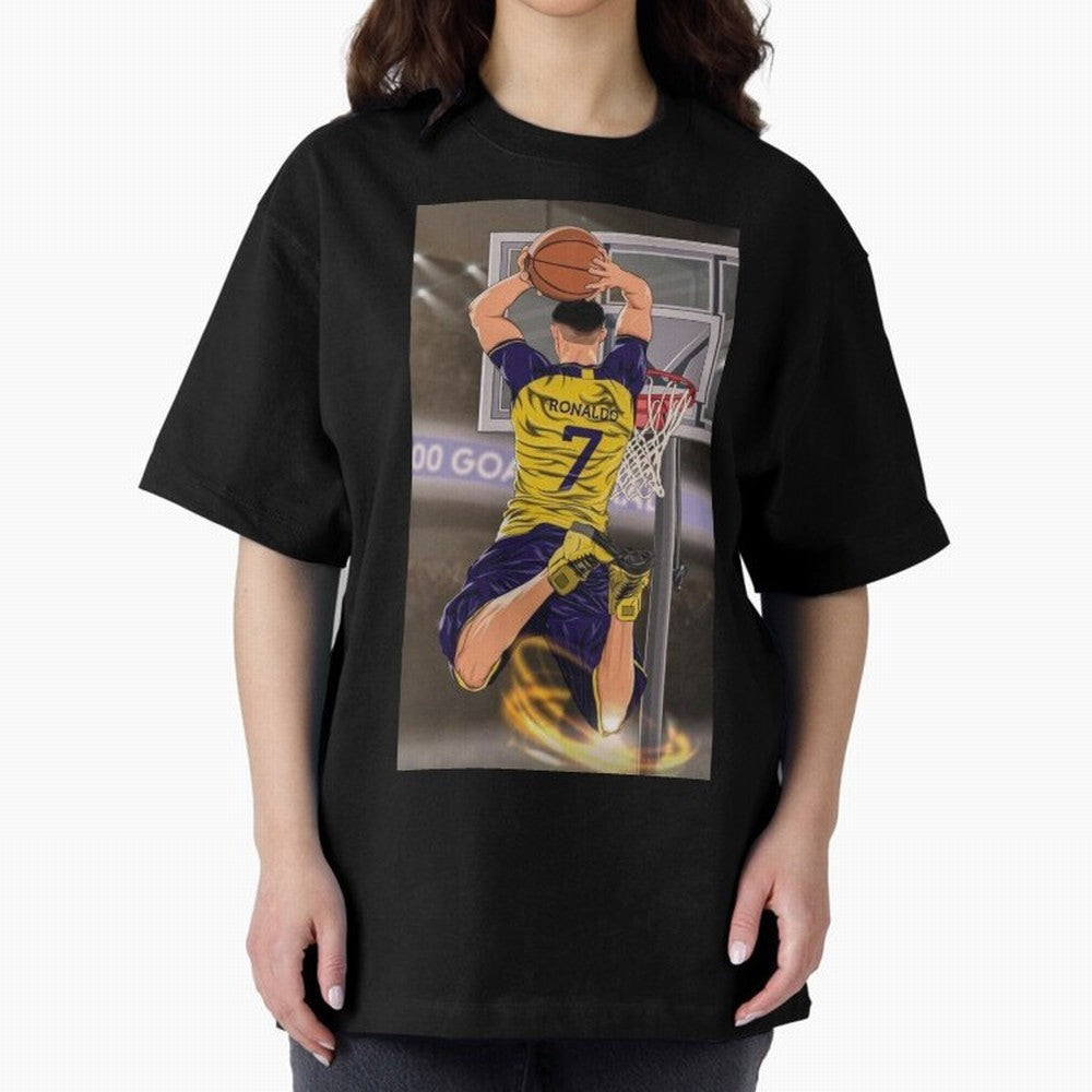 cr7 Oversized T-Shirt Build Global Football Passion for FIFA World Cup 2026 Group Stage, Made for Messi, France, Football Festival Excitement, Trophy Ambitions, Country Rivalries and Star Player Buzz; Perfect for Supporters Who Want Bold Football