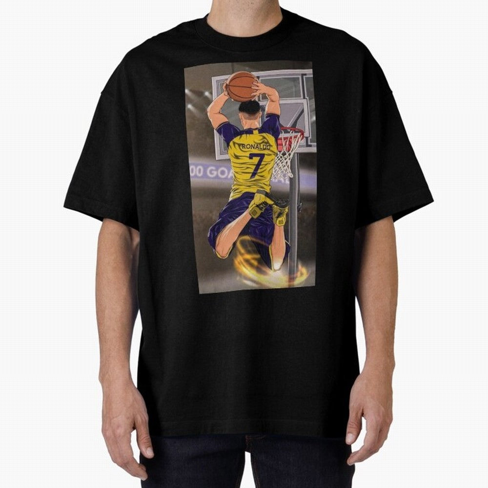 cr7 Oversized T-Shirt Build Global Football Passion for FIFA World Cup 2026 Group Stage, Made for Messi, France, Football Festival Excitement, Trophy Ambitions, Country Rivalries and Star Player Buzz; Perfect for Supporters Who Want Bold Football
