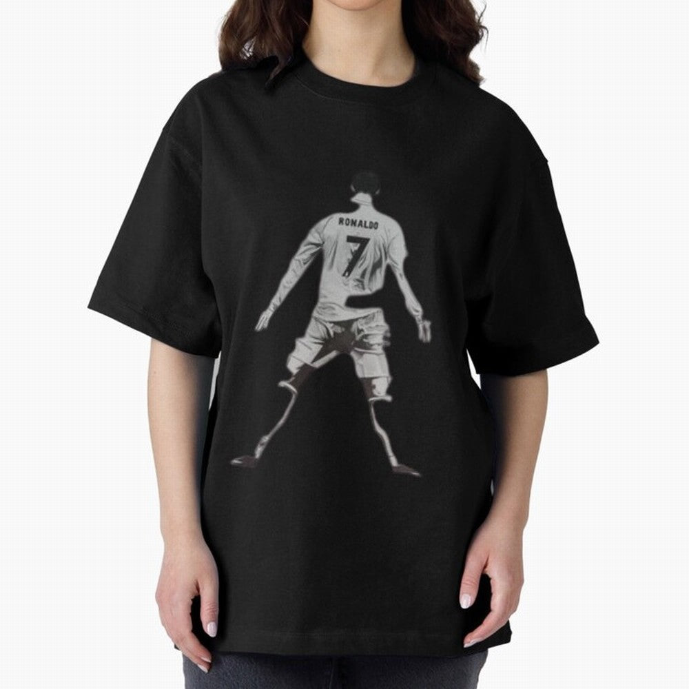 cristiano ronaldo Oversized T-Shirt Stand with FIFA World Cup 2026 USA Canada Mexico for Fans of Mbappe and Neymar and France, Bringing Fan Favorite Moments, National Team Passion, Big Match Drama and Soccer History; Perfect for Fans, Collectors,