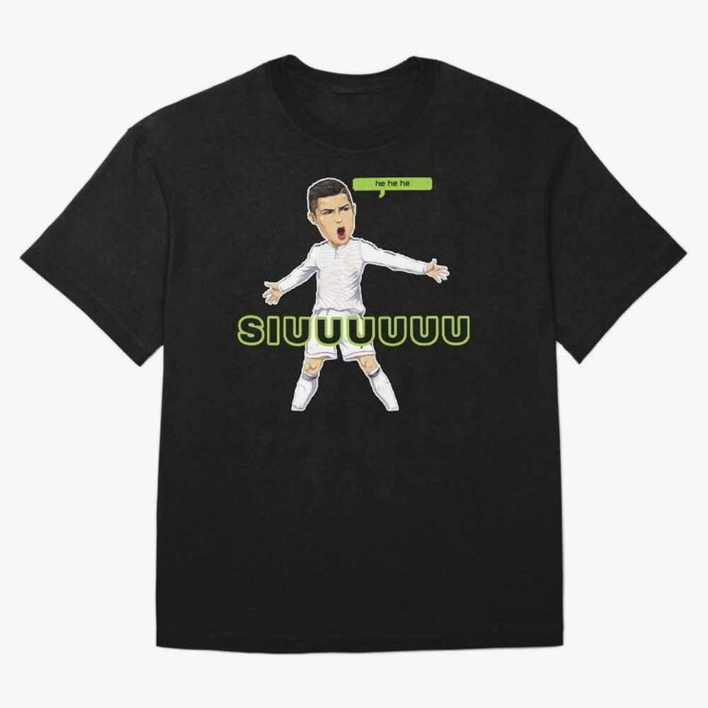 Hehehe SUIII Cristiano ronaldo Oversized T-Shirt Celebrate Rivalries and Pride in the FIFA World Cup 2026 Journey through Mbappe and Neymar Highlights, Argentina Pride, Worldwide Fan Energy, Dramatic Goals, Stadium Lights and Championship