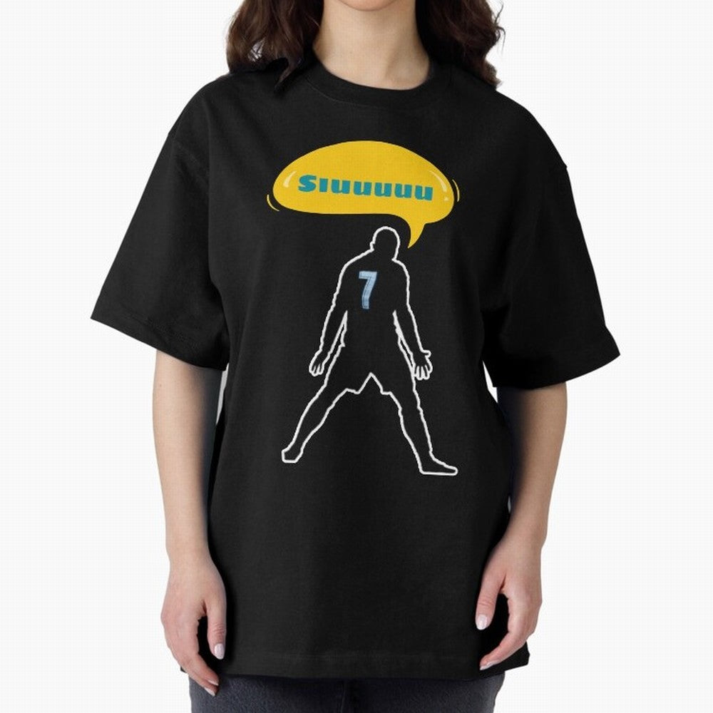 Siuuu Cristiano ronaldo goal Oversized T-Shirt Back the Journey through FIFA World Cup 2026 for Fans of Neymar, Haaland and Cristiano Ronaldo and Netherlands, Bringing Tournament Hype, Historic Matchups, Family Viewing Parties and Global Sports