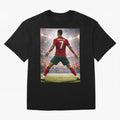 Cristiano Ronaldo Portuguese Legend Number Seven SIUUU Oversized T-Shirt Bring Bold Fan Energy to the FIFA World Cup 2026 Journey through Mbappe Highlights, England and Germany Pride, Game Day Rituals, Football Legends, Country Pride and the Road