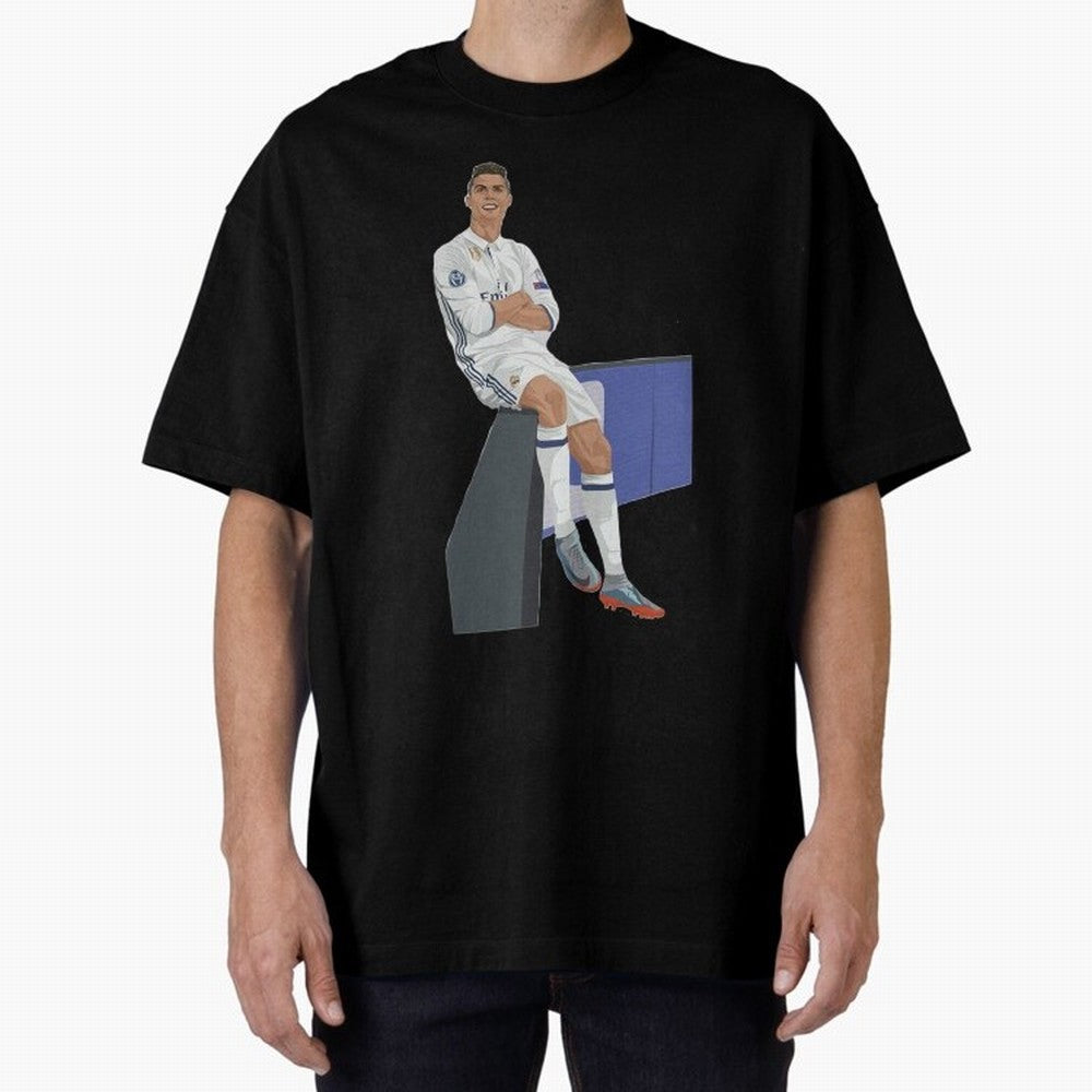 Cristiano Ronaldo Oversized T-Shirt Live for the Drama of Global Football Passion for FIFA World Cup 2026, Driven by Mbappe and Neymar, Spain and Netherlands, Classic Soccer Heritage, Championship Pressure, Fan Loyalty and International Pride;