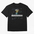 Siuuuuuu 7 CR7 goal funny Oversized T-Shirt Capture Stadium Memories from FIFA World Cup 2026 for Fans of Haaland and Germany, Bringing Championship Spirit, Famous Goals, Roaring Crowds and International Football Unity; Ideal for Football Dads,