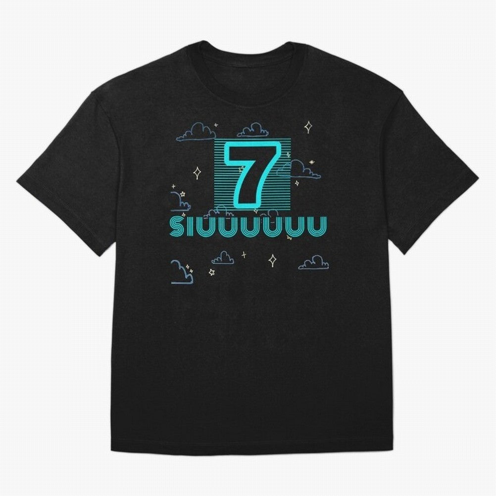 Siuuuuu 7 Cristiano ronaldo Oversized T-Shirt Relive FIFA World Cup 2026 for Fans of Cristiano Ronaldo, Haaland and CR7 and Argentina, Bringing Game Day Rituals, Football Legends, Country Pride and the Road to the Final; Perfect for Supporters Who