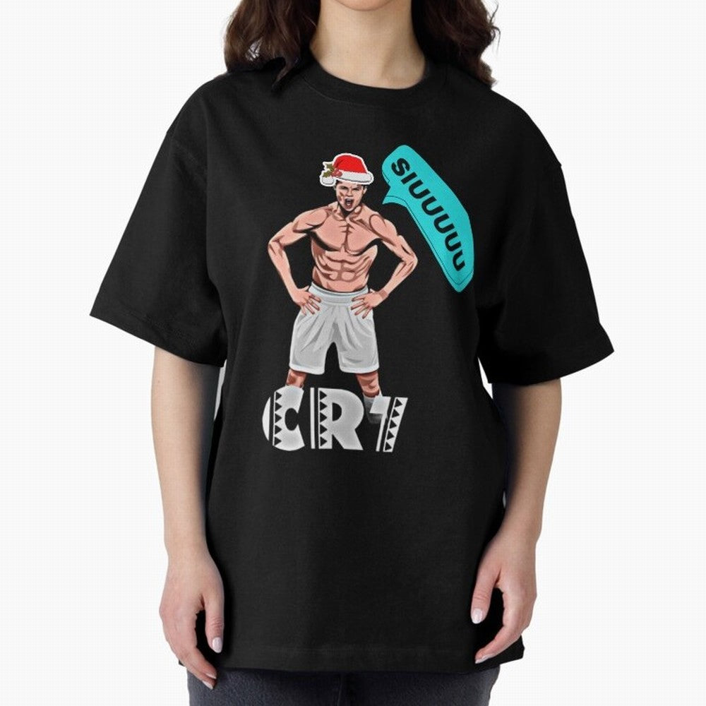 Siuuu Cristiano ronaldo Oversized T-Shirt Celebrate Global Passion for Match Day Hype around FIFA World Cup 2026 USA Canada Mexico, Haaland and Mbappe, England and Germany, Global Supporter Spirit, Legendary Goals, National Colors and Tournament