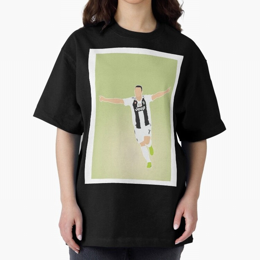 CRISTIANO RONALDO Oversized T-Shirt Get Ready for Global Football Passion for FIFA World Cup 2026, Made for Neymar, Haaland and Cristiano Ronaldo, France, Sports Nostalgia, International Competition, Famous Players and Unforgettable Victories;