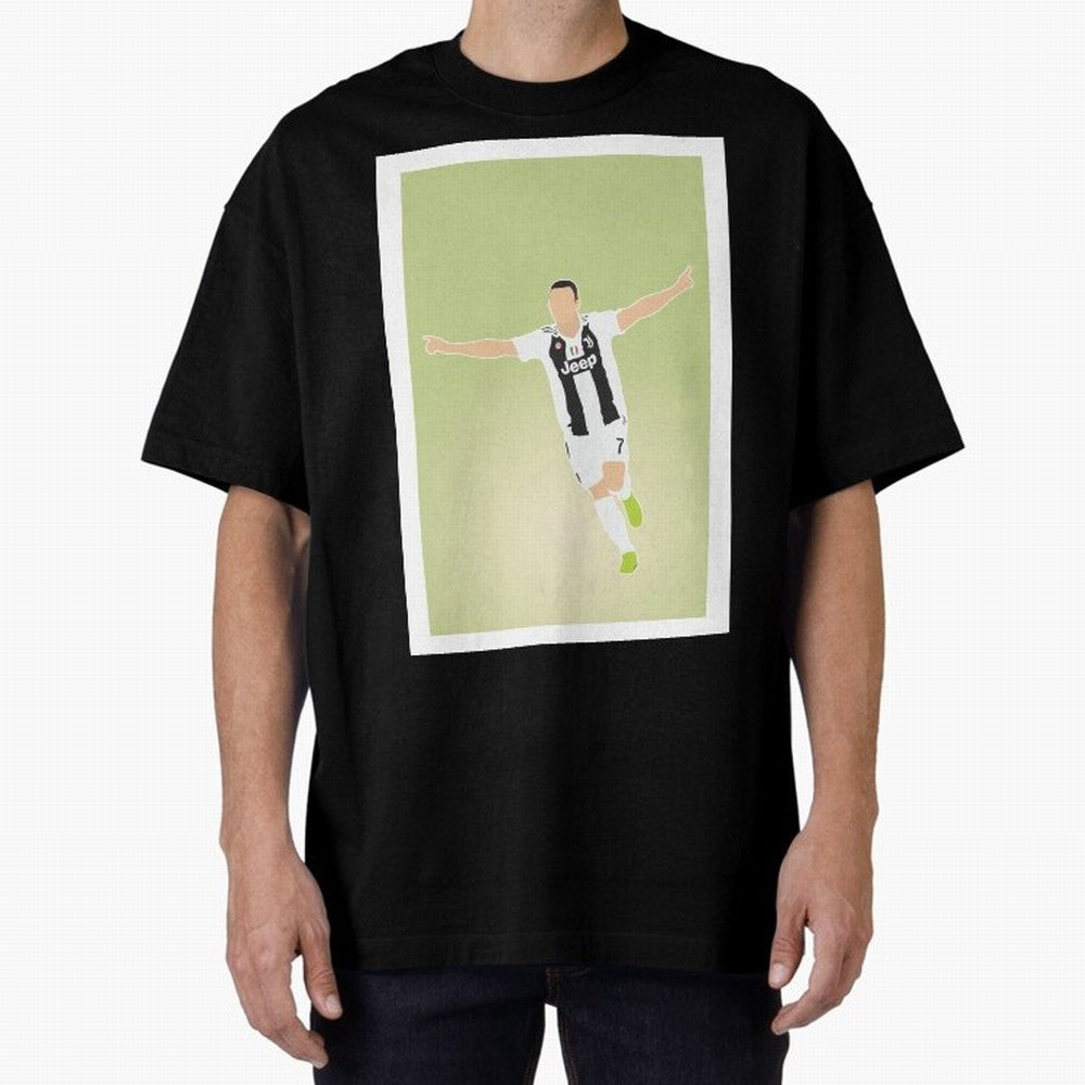 CRISTIANO RONALDO Oversized T-Shirt Get Ready for Global Football Passion for FIFA World Cup 2026, Made for Neymar, Haaland and Cristiano Ronaldo, France, Sports Nostalgia, International Competition, Famous Players and Unforgettable Victories;