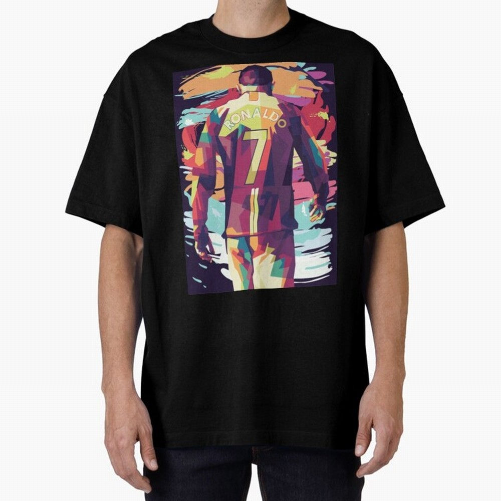 Cristiano Ronaldo Manchester United Cristiano Ronaldo Oversized T-Shirt Show Fan Pride Across FIFA World Cup 2026 Group Stage Spirit, Built around Spain, Mbappe and Neymar, Vintage Soccer Flavor, Modern Football Stars, National Flags and Final