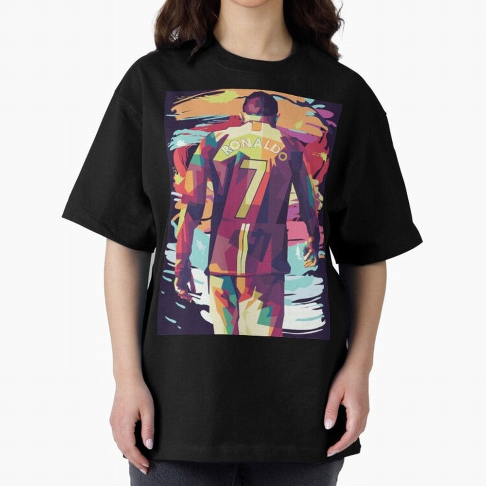 Cristiano Ronaldo Manchester United Cristiano Ronaldo Oversized T-Shirt Show Fan Pride Across FIFA World Cup 2026 Group Stage Spirit, Built around Spain, Mbappe and Neymar, Vintage Soccer Flavor, Modern Football Stars, National Flags and Final