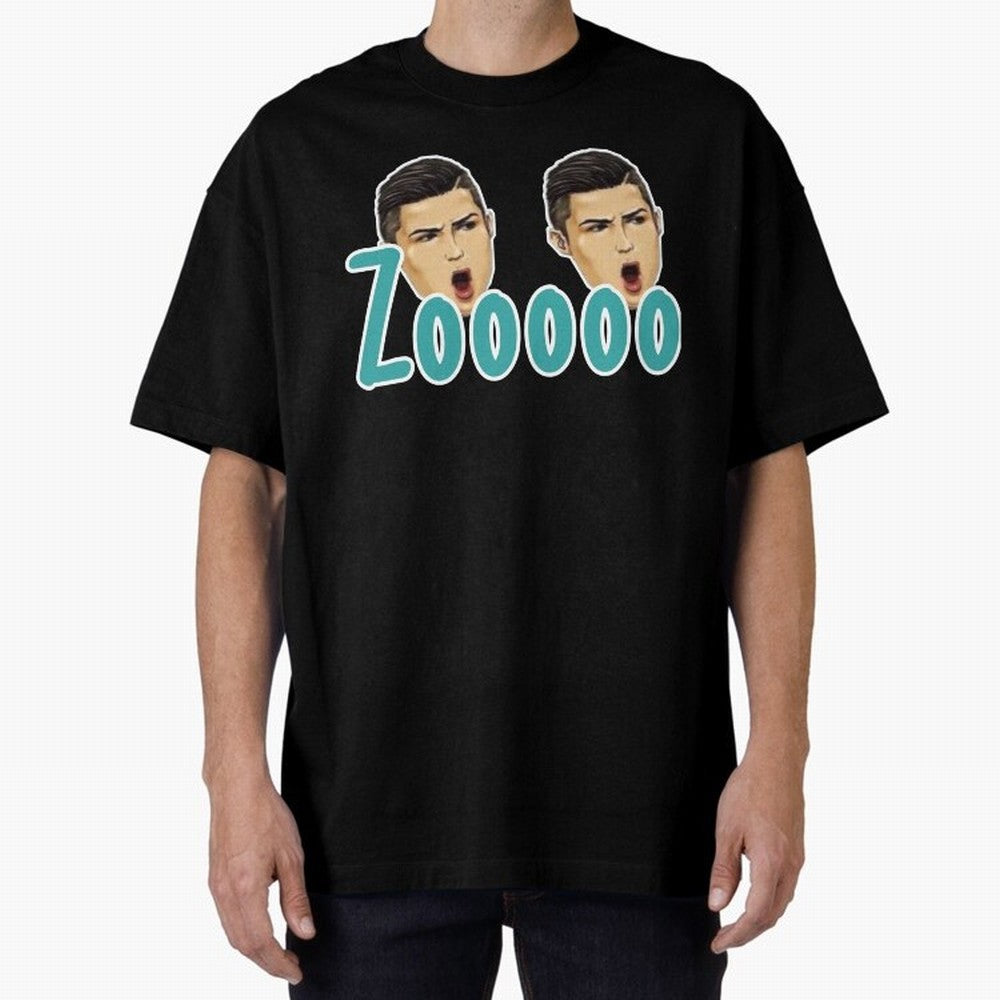 Zooo CR7 funny goal Oversized T-Shirt Bring FIFA World Cup 2026 Group Stage Filled with Cristiano Ronaldo, Haaland and CR7, Brazil, Portugal and Argentina Energy, Stadium Memories, Football Loyalty, International Chants and Championship Tradition;