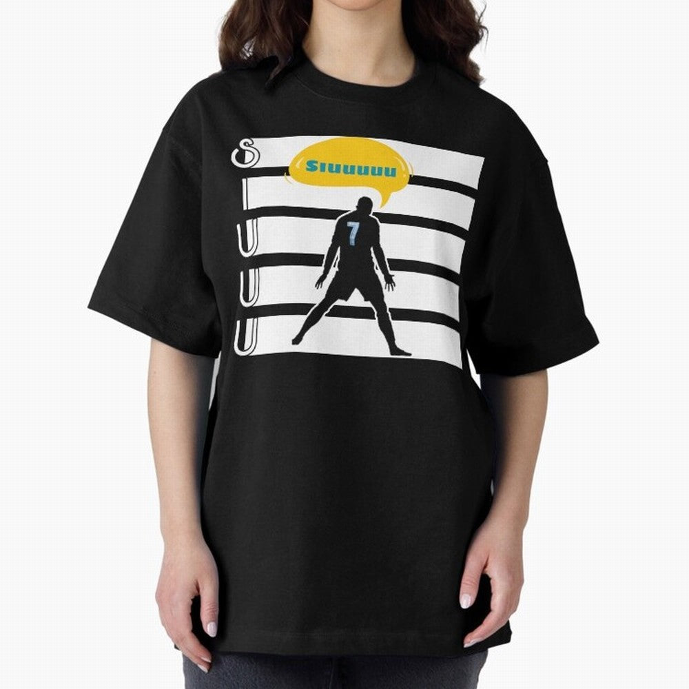 Siuuu CR7 goal Oversized T-Shirt Share Match Day Hype around FIFA World Cup 2026 Group Stage, Mbappe, Spain and Netherlands, Stadium Memories, Football Loyalty, International Chants and Championship Tradition; Ideal for Football Dads, Football