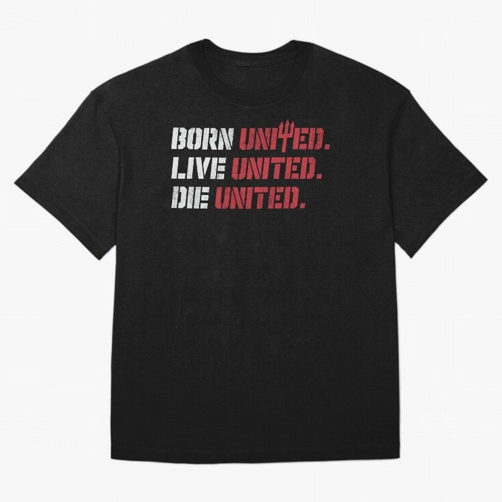 Manchester United - Born United Oversized T-Shirt Turn Up for the FIFA World Cup 2026 Journey through Neymar Highlights, Argentina, France and Brazil Pride, Fan Favorite Moments, National Team Passion, Big Match Drama and Soccer History; Perfect
