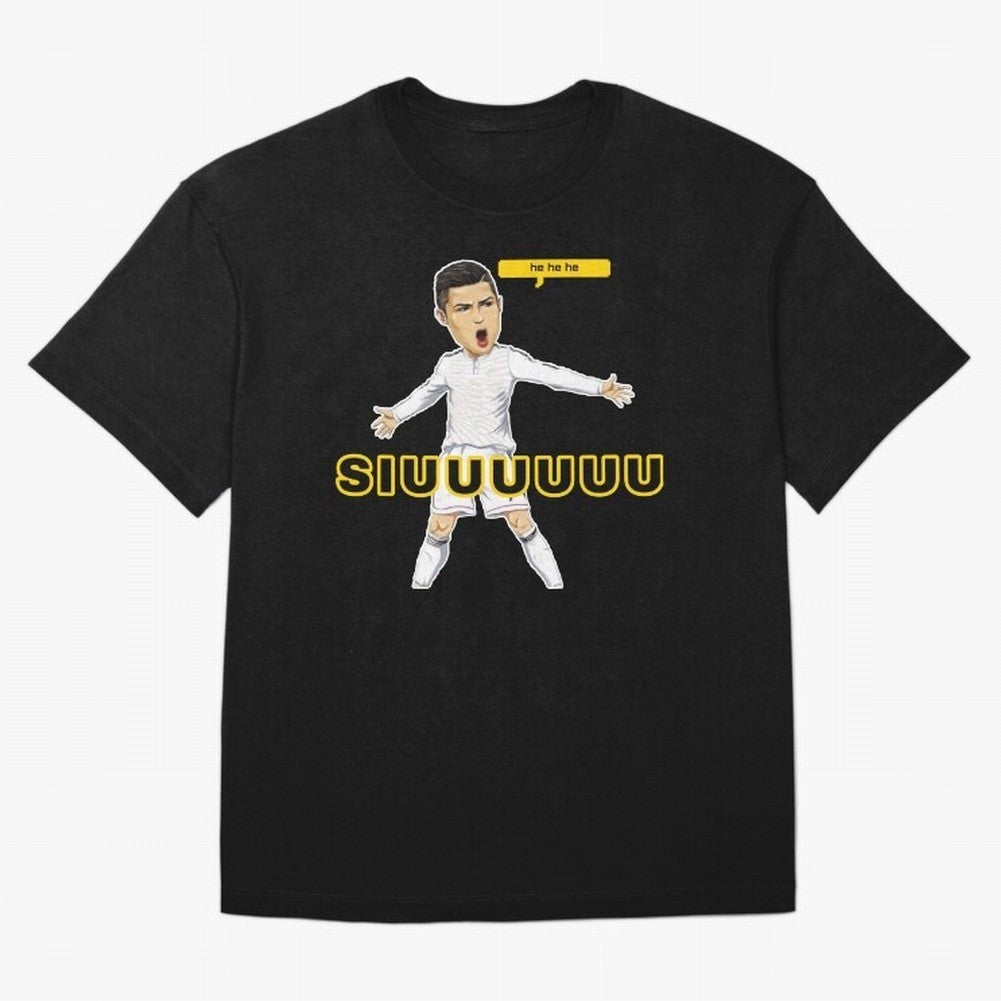 hehehe suiii cristiano ronaldo goal Oversized T-Shirt Fuel Your Fan Pride for FIFA World Cup 2026 USA Canada Mexico Celebrating Mbappe and Neymar, Brazil, Portugal and Argentina Energy, Championship Spirit, Famous Goals, Roaring Crowds and