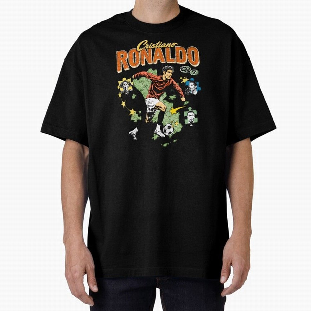 CR7 Cristiano Ronaldo Vintage Oversized T-Shirt Back Your Heroes with FIFA World Cup 2026 Group Stage for Fans of Messi, Neymar and Mbappe and Netherlands, Bringing Soccer Culture, Superstar Moments, National Team Dreams and Competitive Fire;