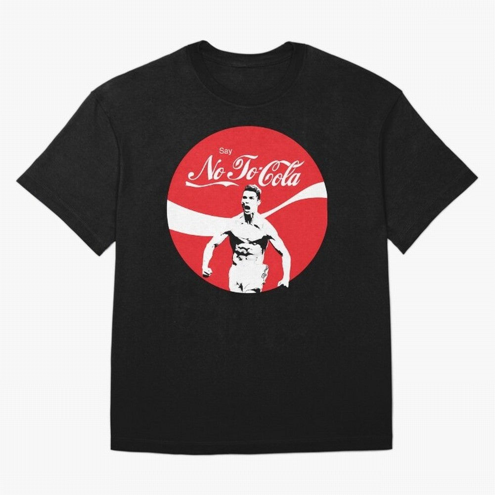 Cristiano Ronaldo - Say No To Cola Oversized T-Shirt Honor Football Greatness during FIFA World Cup 2026 Spirit, Made for France, Mbappe, Goal Celebration Energy, Supporter Heritage, Football Icons and Worldwide Tournament Joy; Ideal for Fans Who