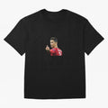 Cristiano ronaldo showing middle finger Oversized T-Shirt Celebrate National Team Dreams in FIFA World Cup 2026 USA Canada Mexico Spirit, Featuring England, Messi, Championship Spirit, Famous Goals, Roaring Crowds and International Football Unity;