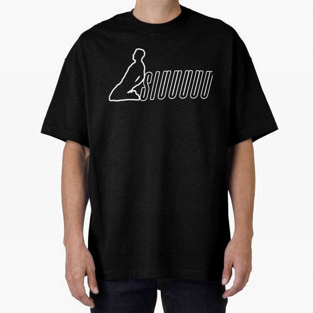 Siuuu CR7 funny goal Oversized T-Shirt Honor the FIFA World Cup 2026 Journey through CR7 and Messi Highlights, England Pride, Retro Football Energy, Iconic Rivalries, Trophy Chase Drama and Stadium Atmosphere; Created for Match Day Parties, Soccer