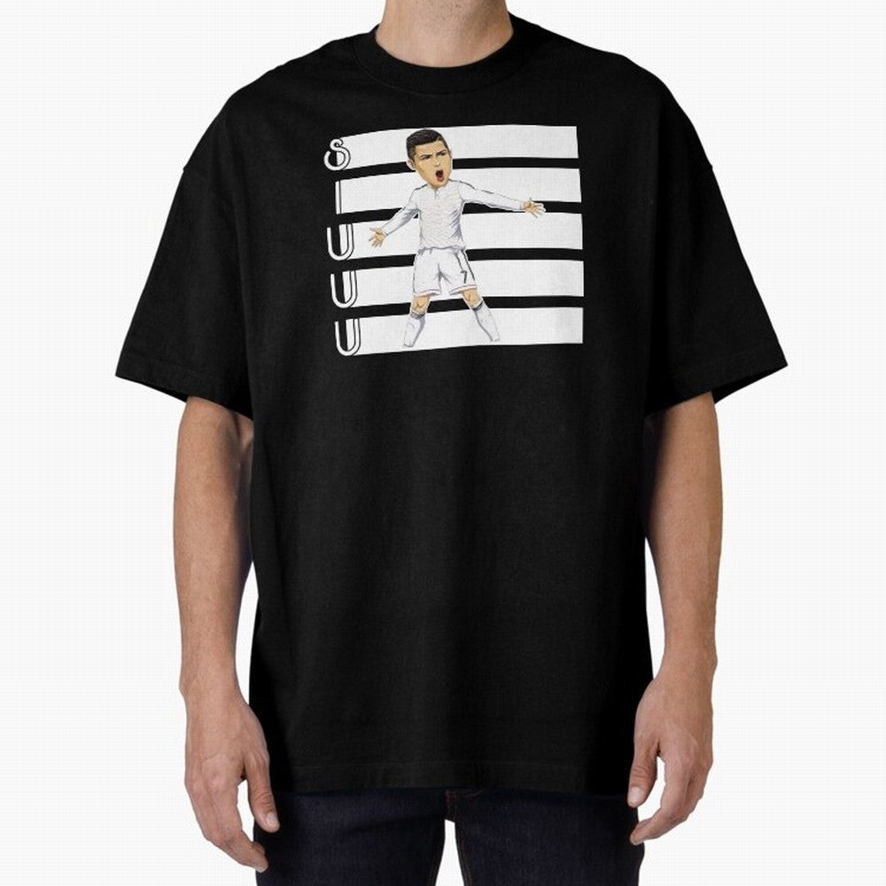 Siuuu Cristiano ronaldo goal Oversized T-Shirt Celebrate Golden Goal Energy in FIFA World Cup 2026 Group Stage for Fans of Cristiano Ronaldo, Haaland and CR7 and England, Bringing Match Day Excitement, Supporter Culture, Golden Goals and Global