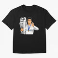 Ronaldo Throphy Oversized T-Shirt Join the Global Buzz around FIFA World Cup 2026 Group Stage Made for Messi and Cristiano Ronaldo, Brazil Energy, Stadium Chants, National Pride, Trophy Dreams and Unforgettable Football Memories; Made for Die Hard