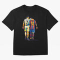 Cristiano Ronaldo & Messi Oversized T-Shirt Treasure FIFA World Cup 2026 Inspired by Haaland, Argentina, France and Brazil Energy, Stadium Chants, National Pride, Trophy Dreams and Unforgettable Football Memories; Great for Supporters Who Love