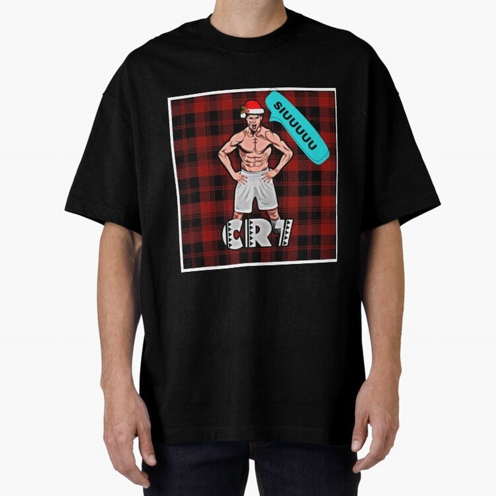 Siuuu Cristiano ronaldo goal Oversized T-Shirt Show Your Love for FIFA World Cup 2026 USA Canada Mexico Spirit, Driven by Spain, CR7 and Messi, Goal Celebration Energy, Supporter Heritage, Football Icons and Worldwide Tournament Joy; Built for