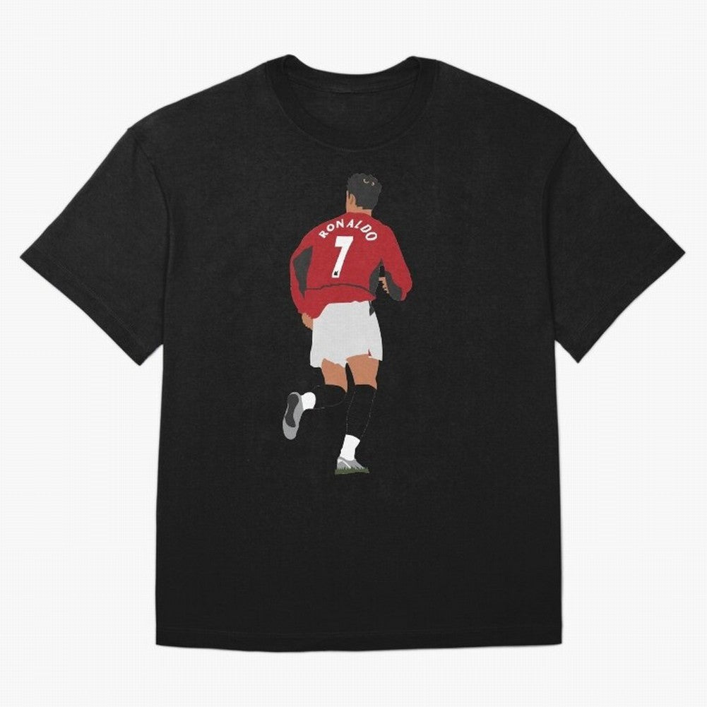 Ronaldo - Man Utd - 2004 Oversized T-Shirt Celebrate the Road through FIFA World Cup 2026 Group Stage Spirit, Centered on Portugal, Spain and Germany, Haaland, Goal Celebration Energy, Supporter Heritage, Football Icons and Worldwide Tournament