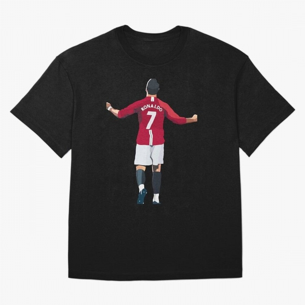 Legend Cristiano Ronaldo Oversized T-Shirt Stand Out with Spirit from FIFA World Cup 2026 Group Stage for Fans of Cristiano Ronaldo, Haaland and CR7 and France and Portugal, Bringing Goal Celebration Energy, Supporter Heritage, Football Icons and
