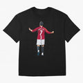 Legend Cristiano Ronaldo Oversized T-Shirt Stand Out with Spirit from FIFA World Cup 2026 Group Stage for Fans of Cristiano Ronaldo, Haaland and CR7 and France and Portugal, Bringing Goal Celebration Energy, Supporter Heritage, Football Icons and
