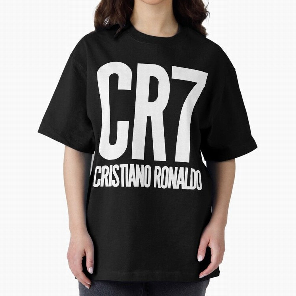 CR7 Cristiano Ronaldo Oversized T-Shirt Celebrate Every Goal in FIFA World Cup 2026 USA Canada Mexico Spirit, Filled with Spain, Messi, Neymar and Mbappe, Tournament Hype, Historic Matchups, Family Viewing Parties and Global Sports Pride; Ideal for