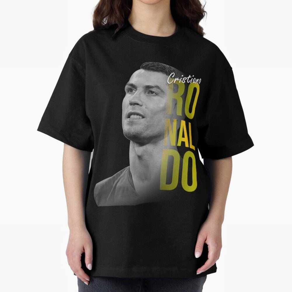 Ronaldo Cr7 Cristiano Ronaldo The Rocket Oversized T-Shirt Bring Match Day Fire to FIFA World Cup 2026 for Fans of Haaland and France and Portugal, Bringing Tournament Hype, Historic Matchups, Family Viewing Parties and Global Sports Pride; Made