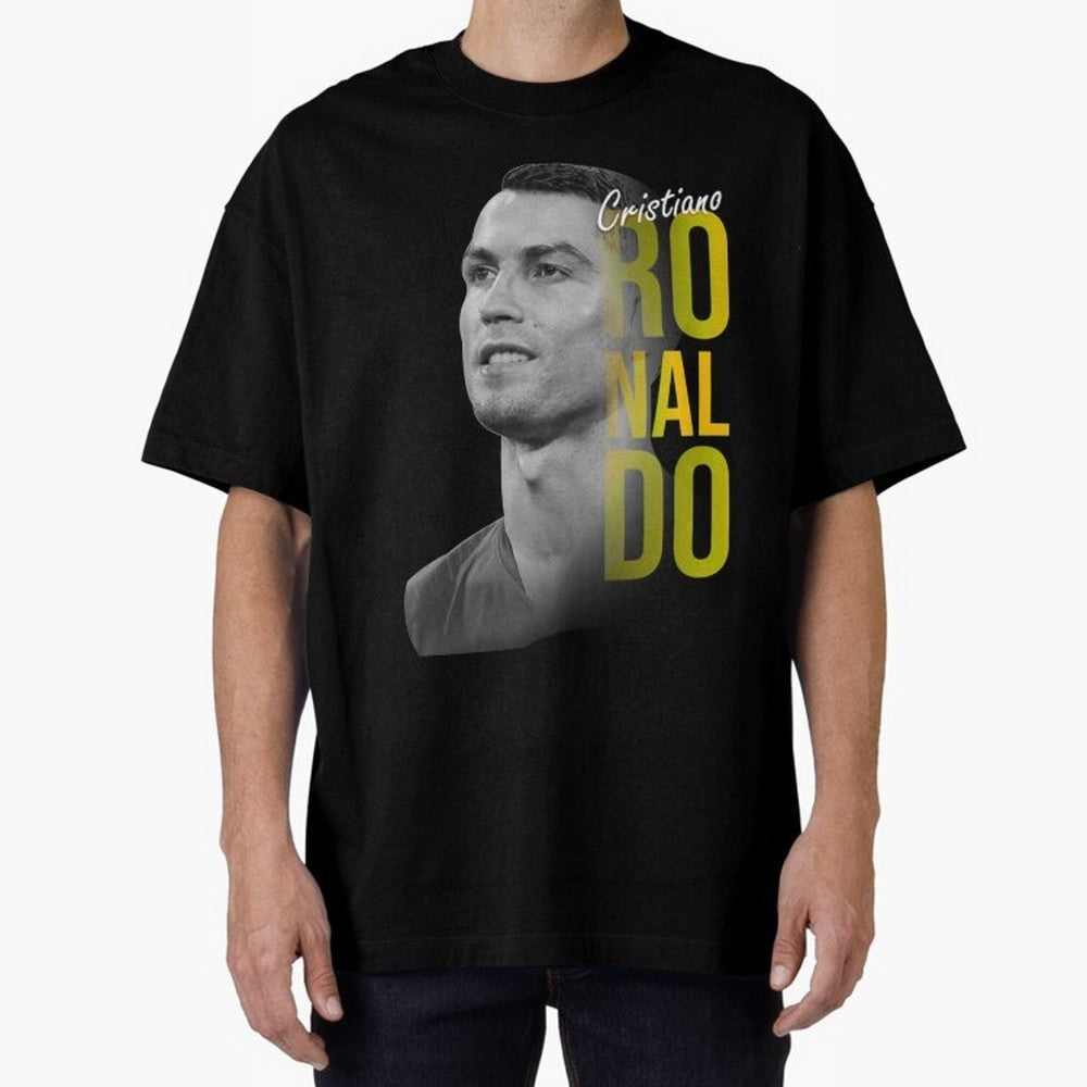 Ronaldo Cr7 Cristiano Ronaldo The Rocket Oversized T-Shirt Bring Match Day Fire to FIFA World Cup 2026 for Fans of Haaland and France and Portugal, Bringing Tournament Hype, Historic Matchups, Family Viewing Parties and Global Sports Pride; Made