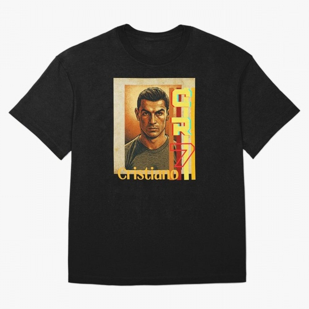 Cristiano Ronaldo Oversized T-Shirt Bring Legendary Rivalry Energy to the FIFA World Cup 2026 Group Stage Journey through Cristiano Ronaldo, Haaland and CR7 Highlights, Brazil Pride, Vintage Soccer Flavor, Modern Football Stars, National Flags and