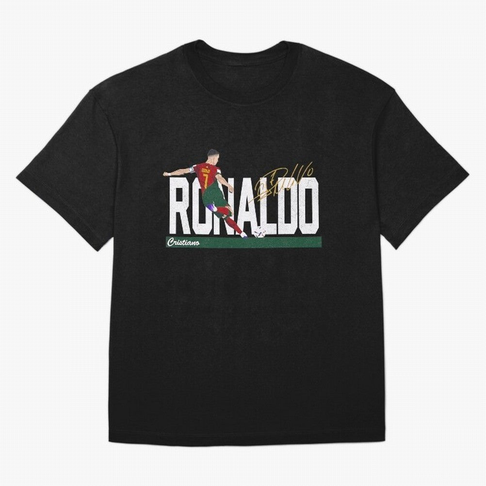 Cristiano Ronaldo Portugal Jersey -Last World Cup 2 Vintage Style Oversized T-Shirt Capture Stadium Memories from FIFA World Cup 2026 USA Canada Mexico Made for Cristiano Ronaldo, Haaland and CR7, Netherlands Energy, Soccer Culture, Superstar