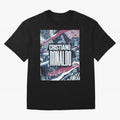 Cristiano Ronaldo Oversized T-Shirt Experience the Global Stage of Global Football Passion for FIFA World Cup 2026 USA Canada Mexico, Capturing Neymar, Haaland and Cristiano Ronaldo, Portugal, Match Day Excitement, Supporter Culture, Golden Goals