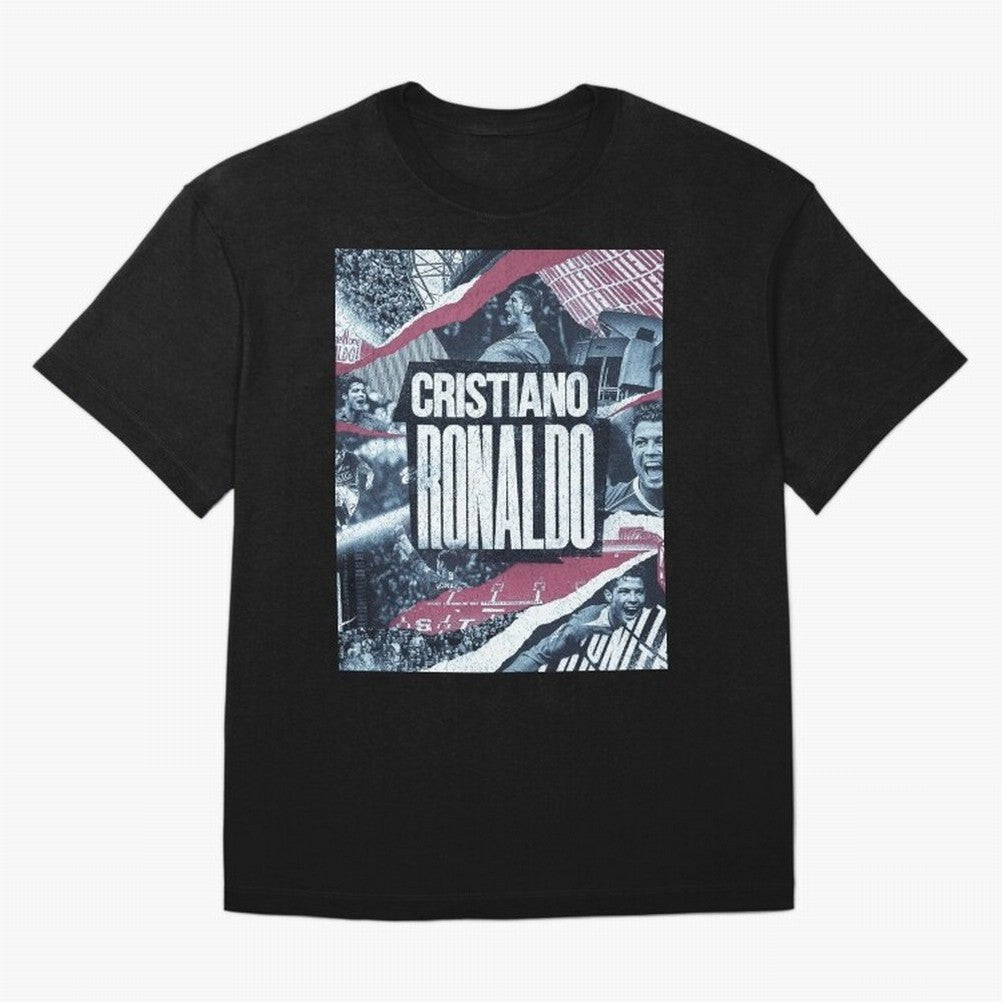 Cristiano Ronaldo Oversized T-Shirt Experience the Global Stage of Global Football Passion for FIFA World Cup 2026 USA Canada Mexico, Capturing Neymar, Haaland and Cristiano Ronaldo, Portugal, Match Day Excitement, Supporter Culture, Golden Goals