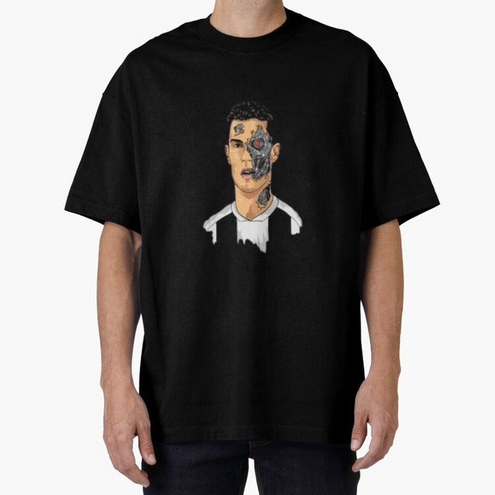 Cristiano Ronaldo isn't a Human Oversized T-Shirt Stand Out with Spirit from FIFA World Cup 2026 USA Canada Mexico Spirit, Celebrating Netherlands, Mbappe and Neymar, Sports Nostalgia, International Competition, Famous Players and Unforgettable