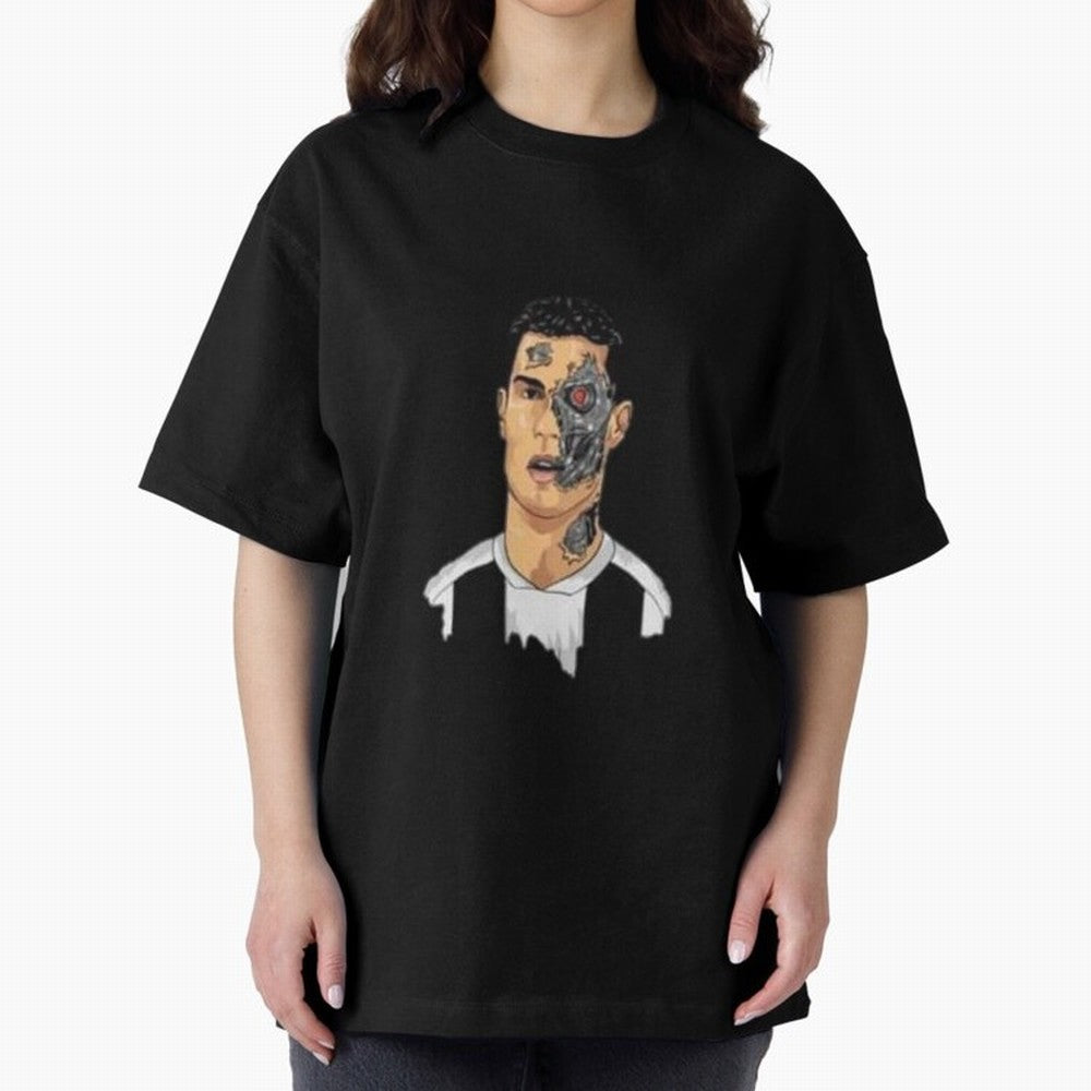 Cristiano Ronaldo isn't a Human Oversized T-Shirt Stand Out with Spirit from FIFA World Cup 2026 USA Canada Mexico Spirit, Celebrating Netherlands, Mbappe and Neymar, Sports Nostalgia, International Competition, Famous Players and Unforgettable