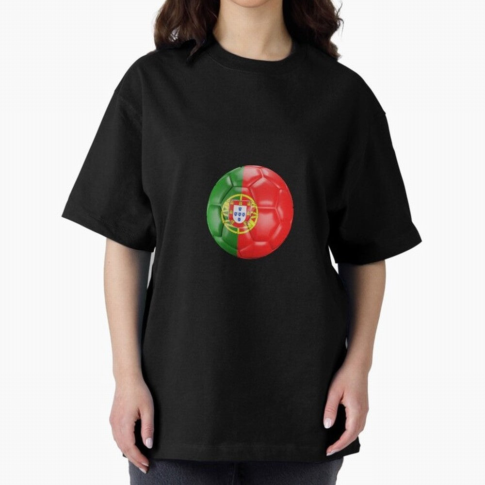 Portugal Oversized T-Shirt Bring World Football Passion into Global Football Passion for FIFA World Cup 2026 Group Stage, Featuring Mbappe and Neymar, Argentina and Brazil, Classic Soccer Heritage, Championship Pressure, Fan Loyalty and