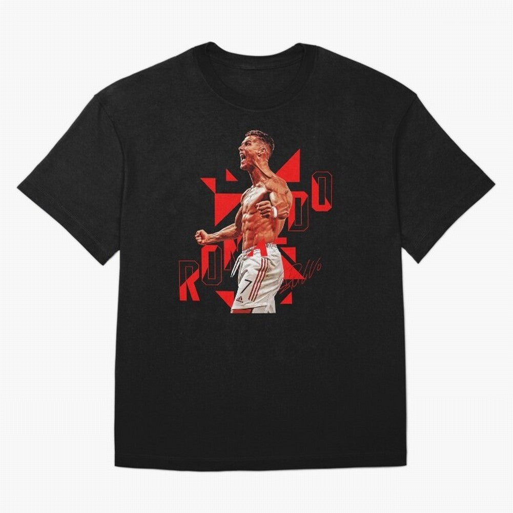 Cristiano Ronaldo Oversized T-Shirt Show Match Day Excitement for Match Day Hype around FIFA World Cup 2026, Mbappe, Argentina and Brazil, Soccer Culture, Superstar Moments, National Team Dreams and Competitive Fire; Perfect for People Who Love