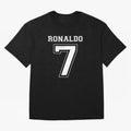 Cristiano Ronaldo Oversized T-Shirt Remember Iconic Moments from Global Football Passion for FIFA World Cup 2026, Inspired by Messi, CR7 and Mbappe, Brazil, Supporter Pride, Iconic Celebrations, Legendary Names and Global Match Day Energy; Ideal