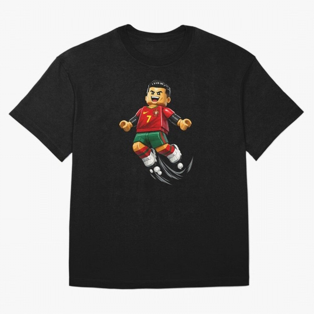 Cristiano Ronaldo. Siuuuuuu! Lego Mundial Oversized T-Shirt Fuel the FIFA World Cup 2026 Journey through Messi Highlights, Brazil Pride, Football History, Final Match Energy, Crowd Noise and Once in a Lifetime Moments; Ideal for Football Dads,