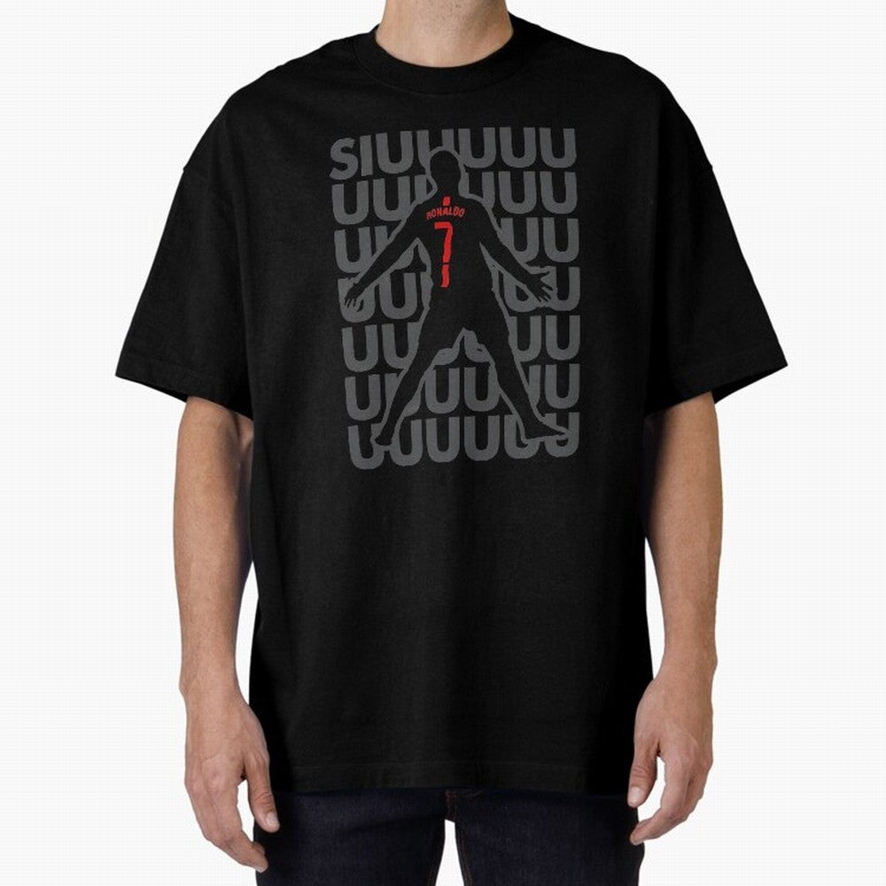 Cristiano Ronaldo Oversized T-Shirt Celebrate Football Heritage in the FIFA World Cup 2026 Group Stage Journey through Haaland and Mbappe Highlights, Portugal, Spain and Germany Pride, Stadium Memories, Football Loyalty, International Chants and