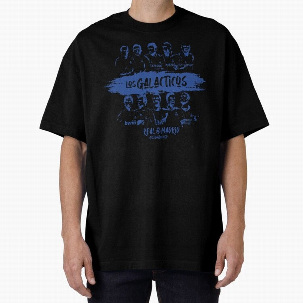 Los Galacticos Oversized T-Shirt Represent Football Lovers during FIFA World Cup 2026 USA Canada Mexico Spirit, Featuring Brazil, Portugal and Argentina, Messi and Cristiano Ronaldo, Worldwide Fan Energy, Dramatic Goals, Stadium Lights and
