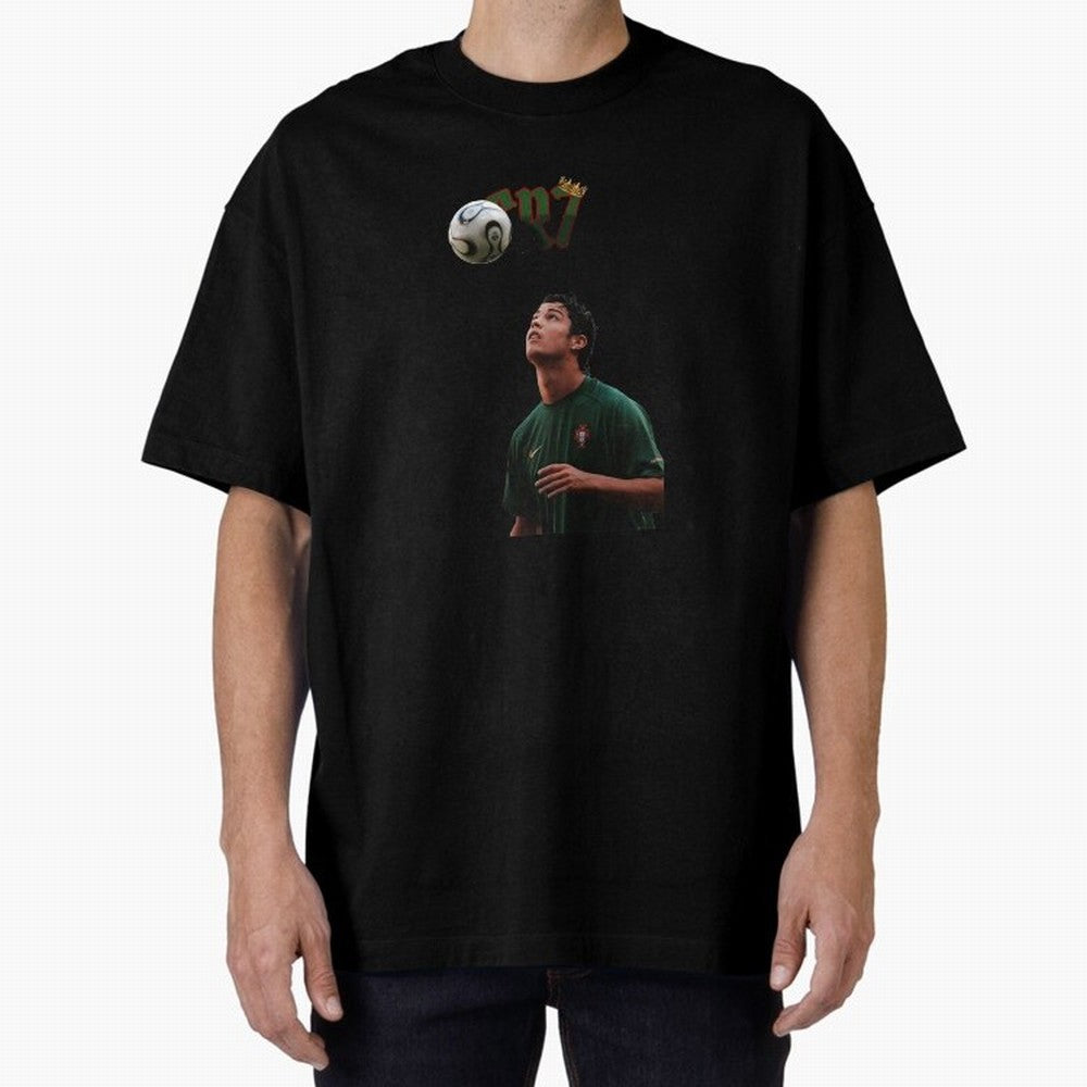 Cristiano Ronaldo Oversized T-Shirt Carry National Pride through Global Football Passion for FIFA World Cup 2026, Filled with Messi, CR7 and Mbappe, Argentina and Brazil, Stadium Chants, National Pride, Trophy Dreams and Unforgettable Football