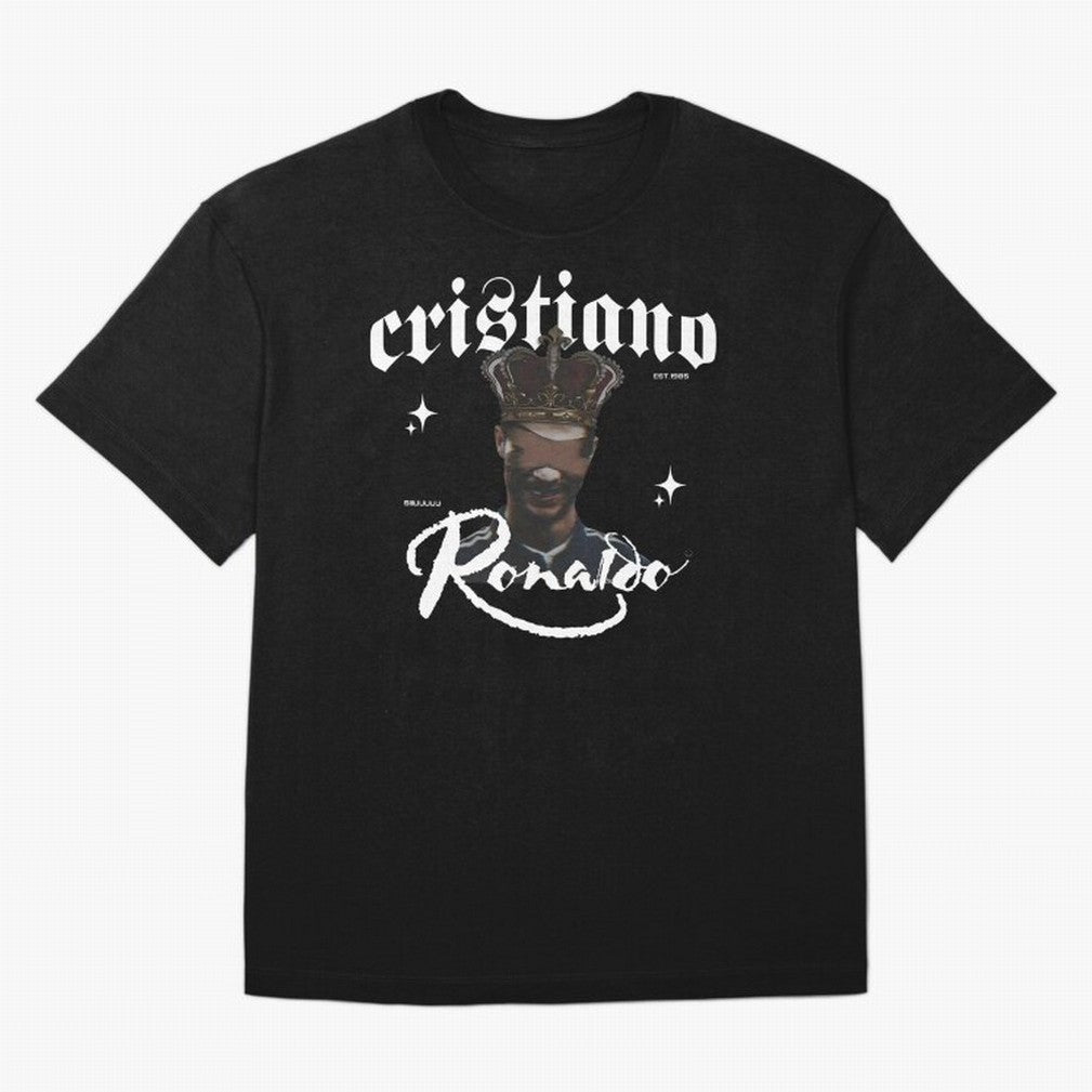 CR7 King edition Oversized T-Shirt Feel International Energy from FIFA World Cup 2026 Centered on CR7, Argentina Energy, Stadium Memories, Football Loyalty, International Chants and Championship Tradition; Great for Watch Parties, Sports Bars,